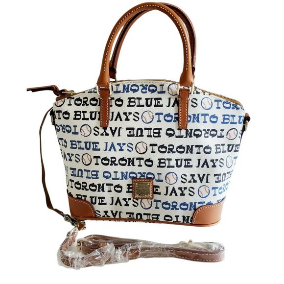 Dooney & Bourke Handbags - DOONEY & BOURKE MLB Toronto Blue Jays Charli satchel sports team bag purse NEW